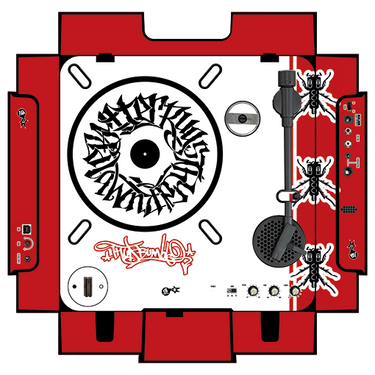 dj-skins Numark PT 01 Skin QBERT DMC WORLDFINALS